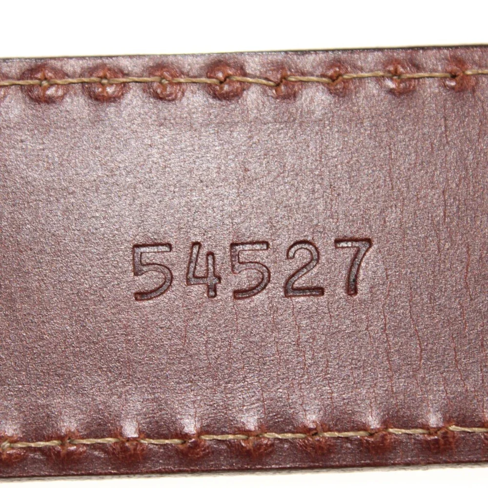 Torino Leather Company NWT Classic Belt Size 36 US in Solid Brown Leather